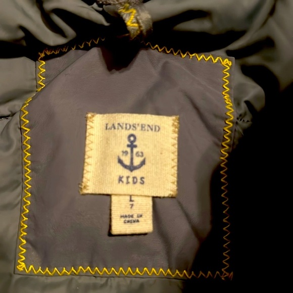 Lands end boys Parka/winter coat size L - Picture 3 of 8